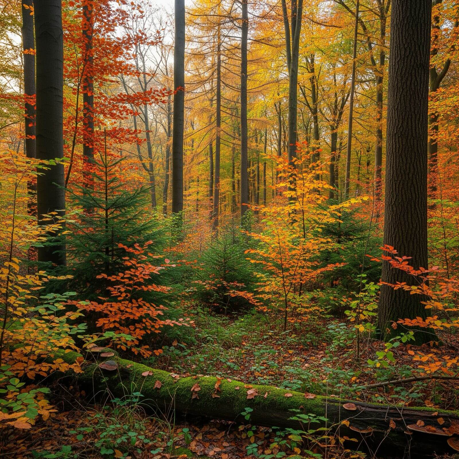 Geschädigter Wald